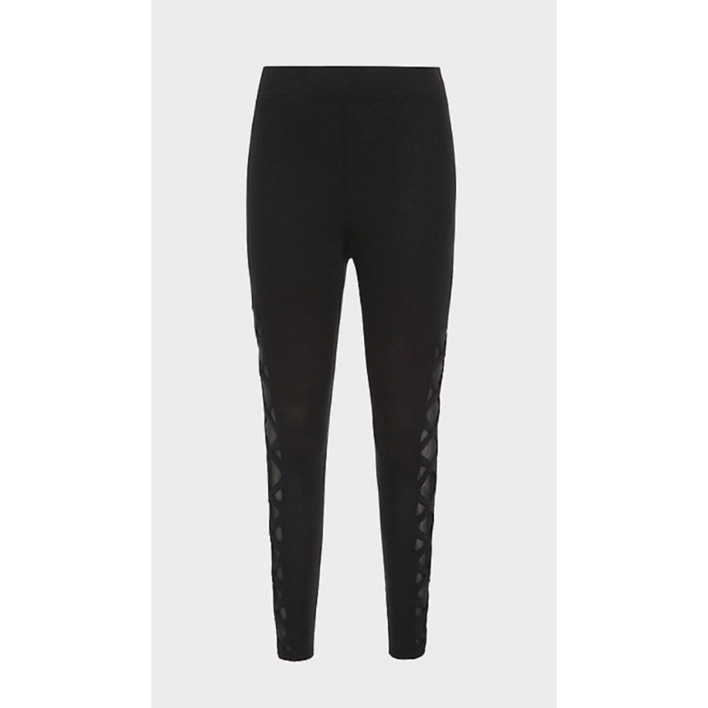 ๐ Torrid Black Lattice Mesh Side Premium Legging - Picture 4 of 5